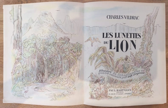 VILDRAC (Charles). | Les Lunettes du lion.