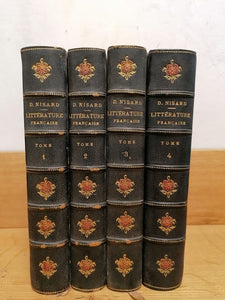 NISARD (Désiré). | Histoire de la littérature française. Tomes 1 à 4 (complet).