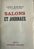 DAUDET (Léon). | Salons et journaux.