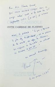 MATZNEFF (Gabriel). | Cette camisole de flammes (Journal 1953-1962).