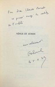 MATZNEFF (Gabriel). | Venus et Junon (Journal 1965-1969).