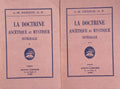 PETITOT (Père Louis-Hyacinthe). | La doctrine ascétique et mystique intégrale. Tomes 1 et 2.