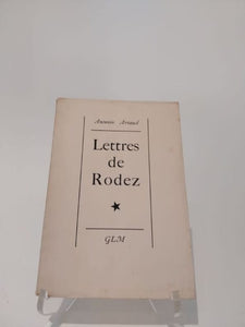 ARTAUD (Antonin). | Lettres de Rodez.