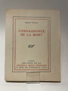 VITRAC (Roger). | Connaissance de la mort.