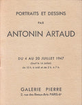 ARTAUD (Antonin) | Portraits et dessins par Antonin Artaud.