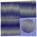 CRUZ-DIEZ. | Physichromies, couleurs additive, induction chromatique, chromointerference.