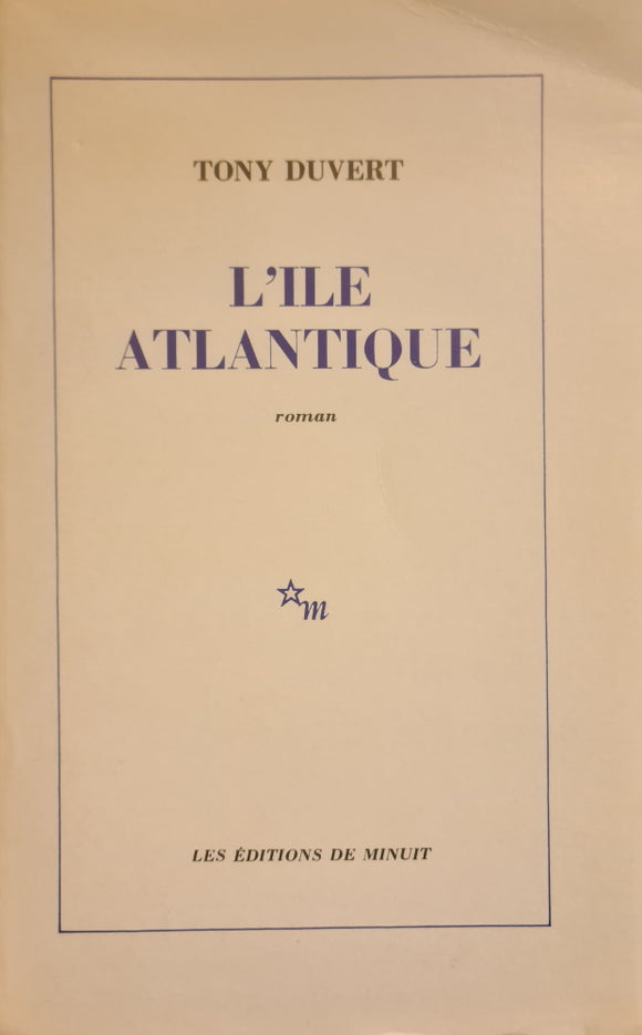 DUVERT (Tony). | L'Ile Atlantique.