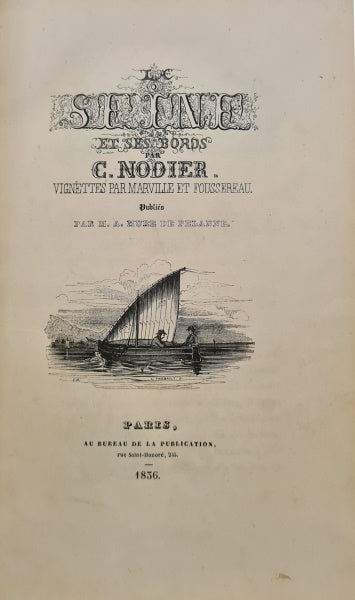 NODIER (Charles). | La Seine et ses bords.