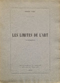 GIDE (André). | Les Limites de l'art. Conférence.