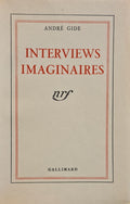 GIDE (André). | Interviews imaginaires.